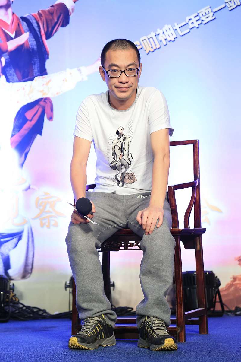 2013年09月17日,北京,《龙门镖局》举行"江湖观察团交流会".宁财神