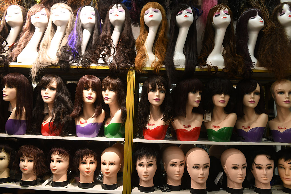 100%真人发! 13*4雷士头套 长档曲发 假发套