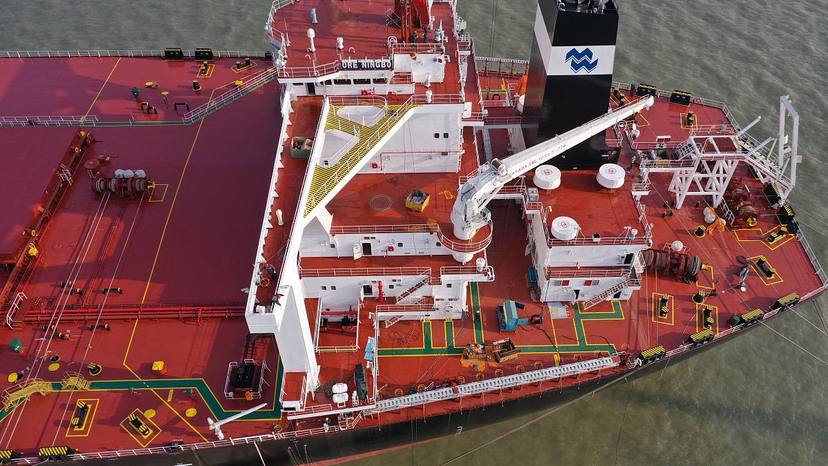 Starboard side main deck was deformed in dimension of 17000mmX1200mm