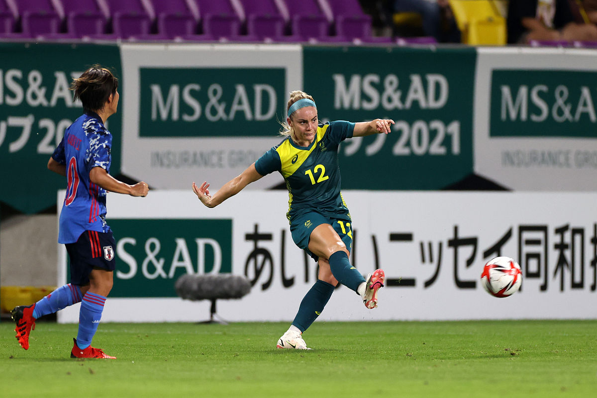 2021年7月14日,日本,2021女足友谊赛,日本vs澳大利亚.kameoka, japan 