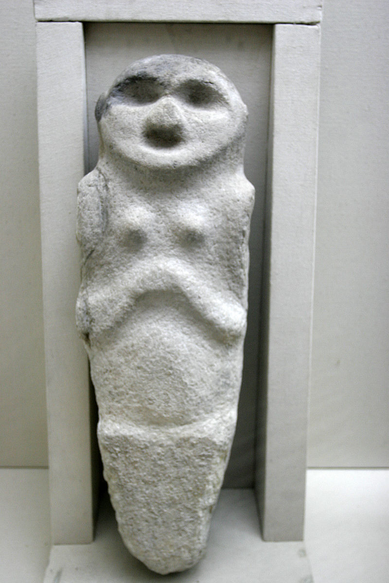 2008年08月12日 石雕人像,时代:新石器时代,来源:赤峰市林西县.内蒙古