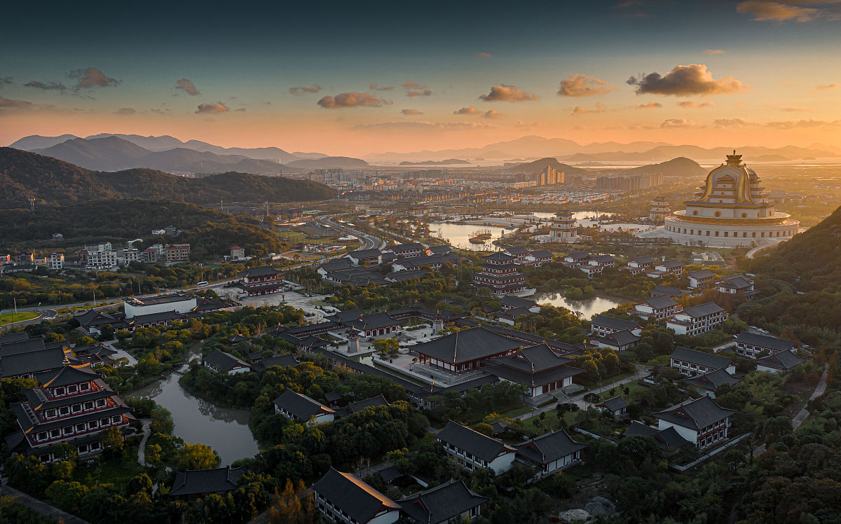 2021年11月9日,浙江舟山,普陀山佛学院.