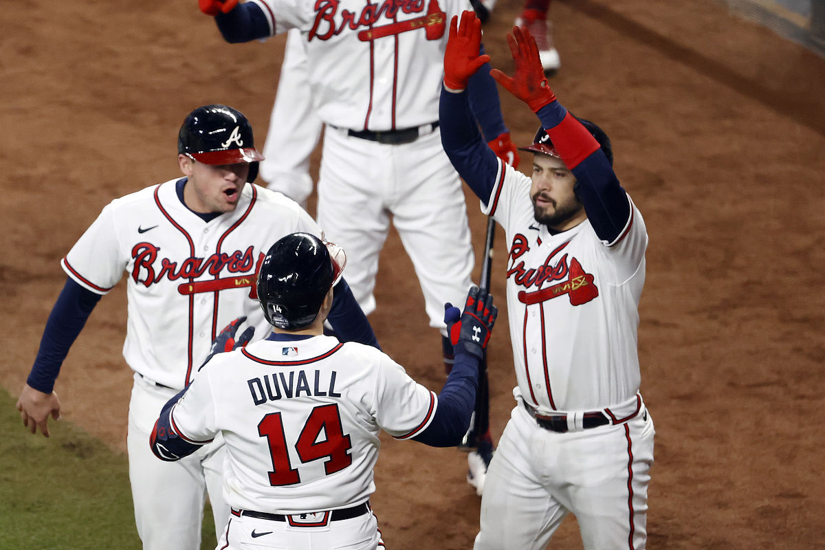 2021年10月31日,美国,2021mlb世界大赛g5,亚特兰大勇士vs休斯顿太空人