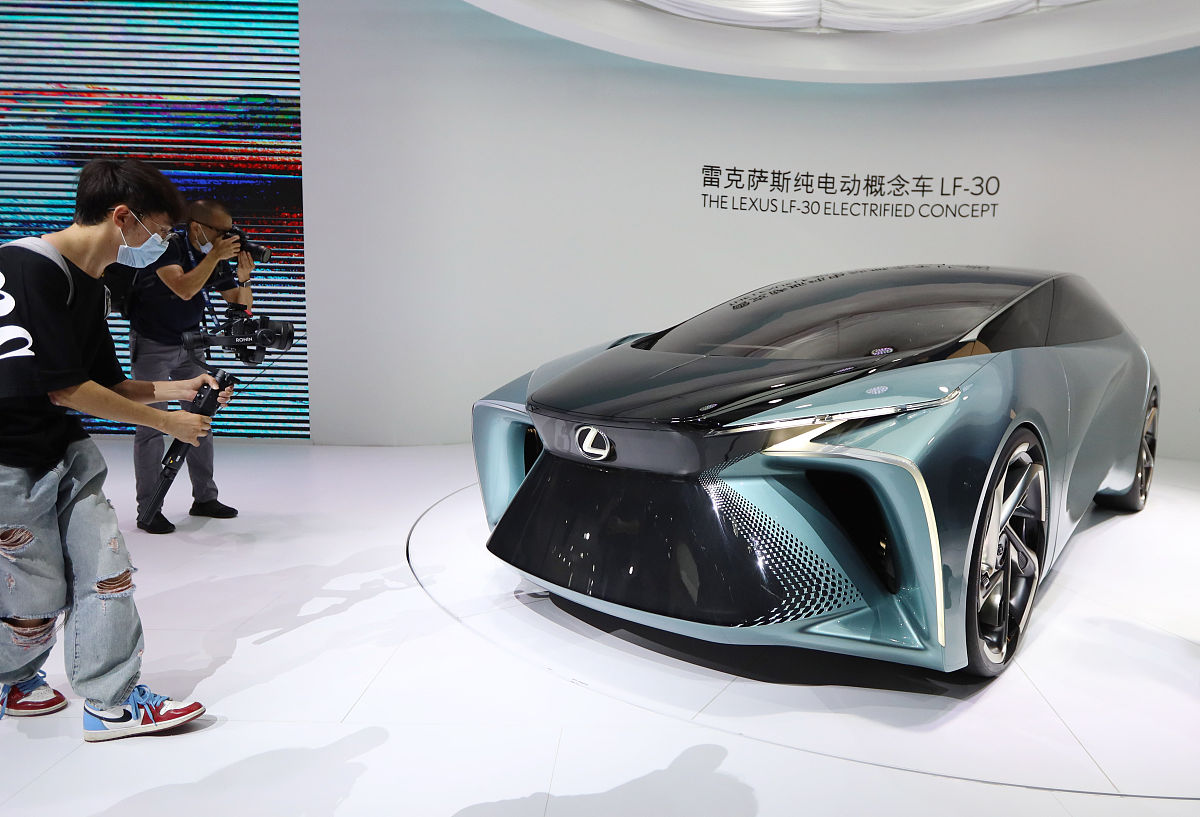 2020年9月26日,北京,lexus雷克萨斯首款纯电动概念车lf-30于北京国际