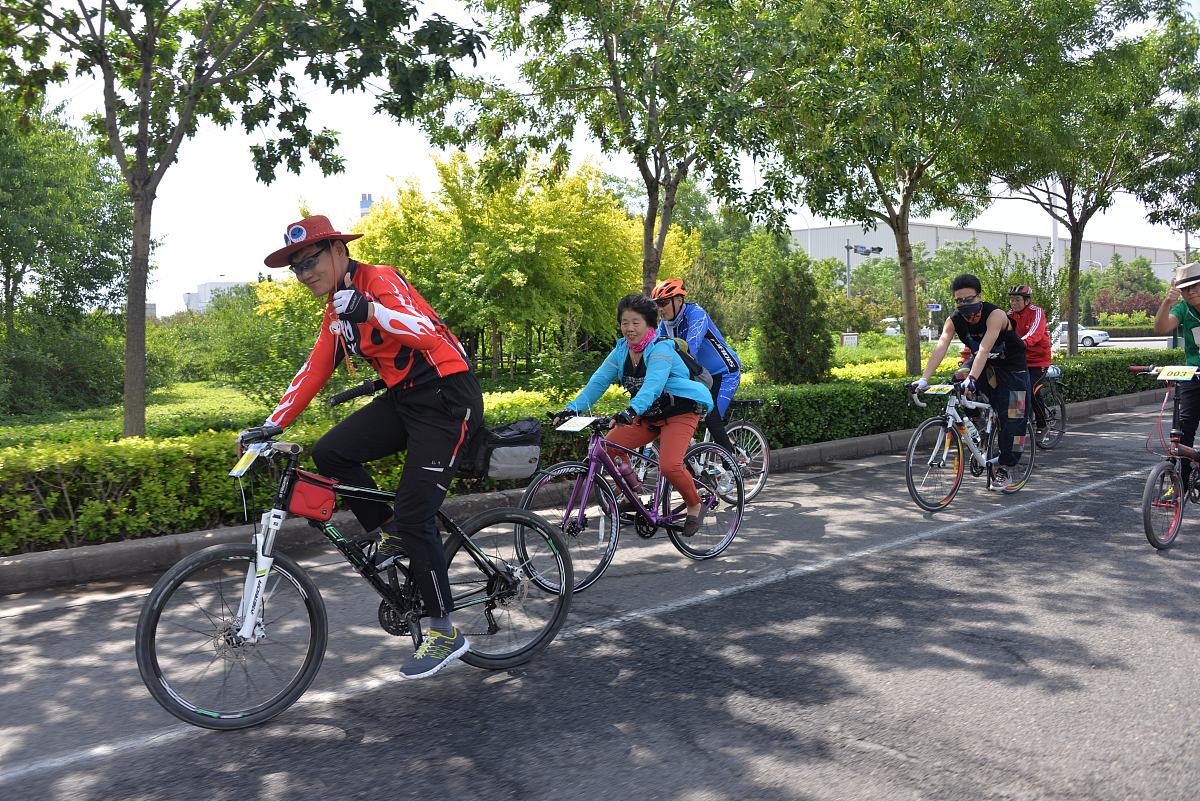 大学生志愿服务：倡导环保出行，校园摆放单车活动