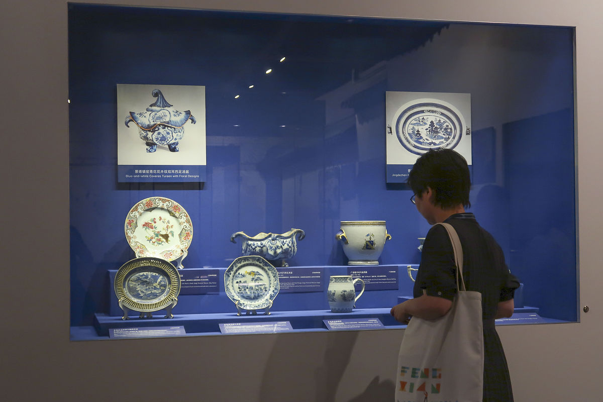 2019年7月25日,上海,《白色金子东西瓷都——从景德镇到梅森瓷器大展