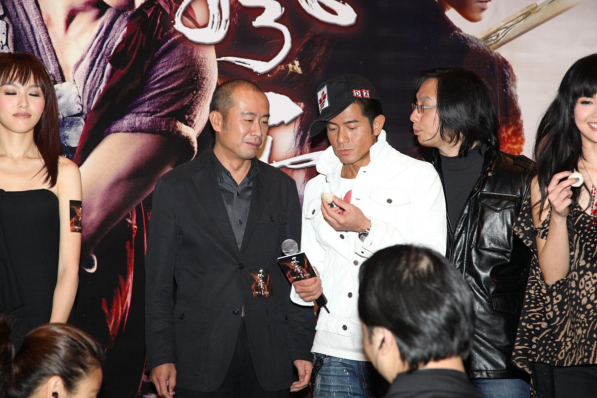 2009年12月15日,香港,电影《风云2》"英雄夜宴".唐嫣 郭富城+++_+++电