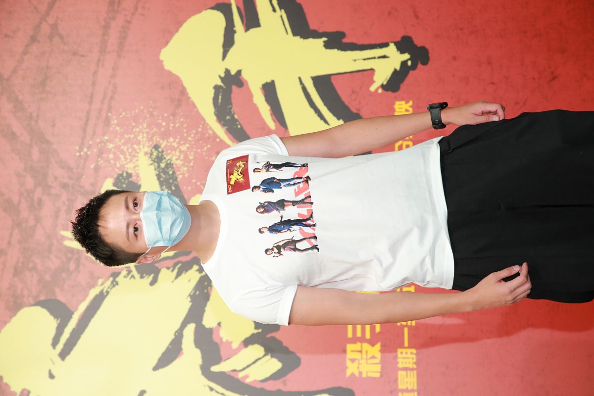 2020年7月16日,香港,明星出席剧集宣传活动.2020年7月16日,香港,黎耀
