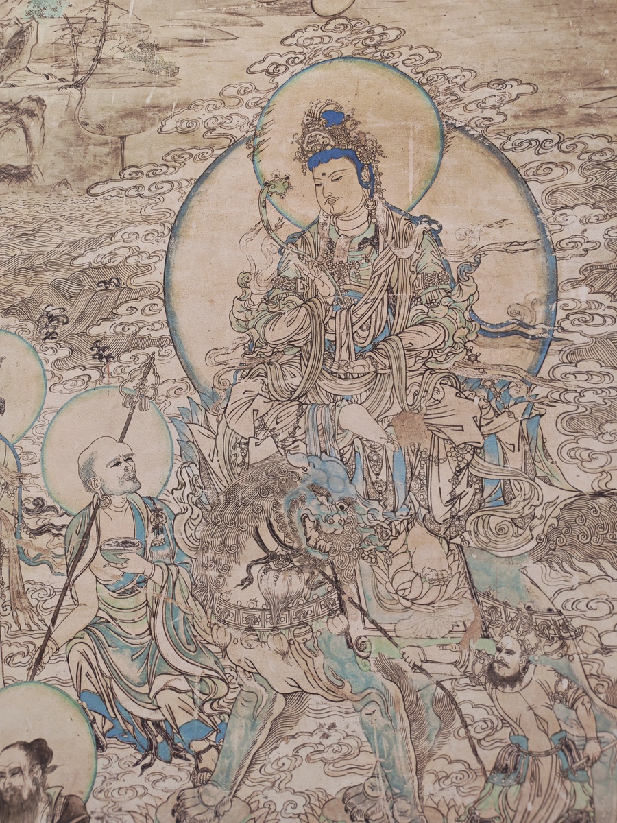 金刚萨埵和四臂观音区别帮我用210字详细描述