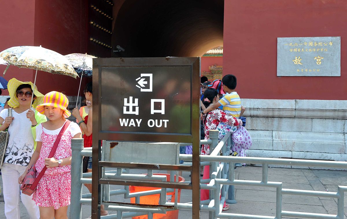 故宫的浏览路线