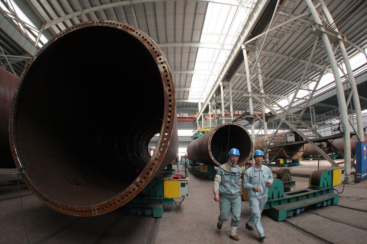 风电塔筒生产车间尺寸