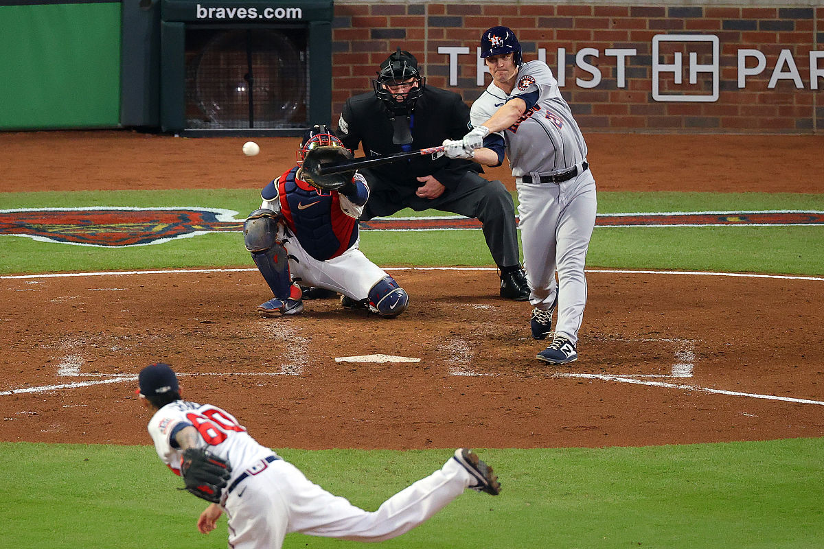 2021年10月31日,美国,2021mlb世界大赛g5,亚特兰大勇士vs休斯顿太空人