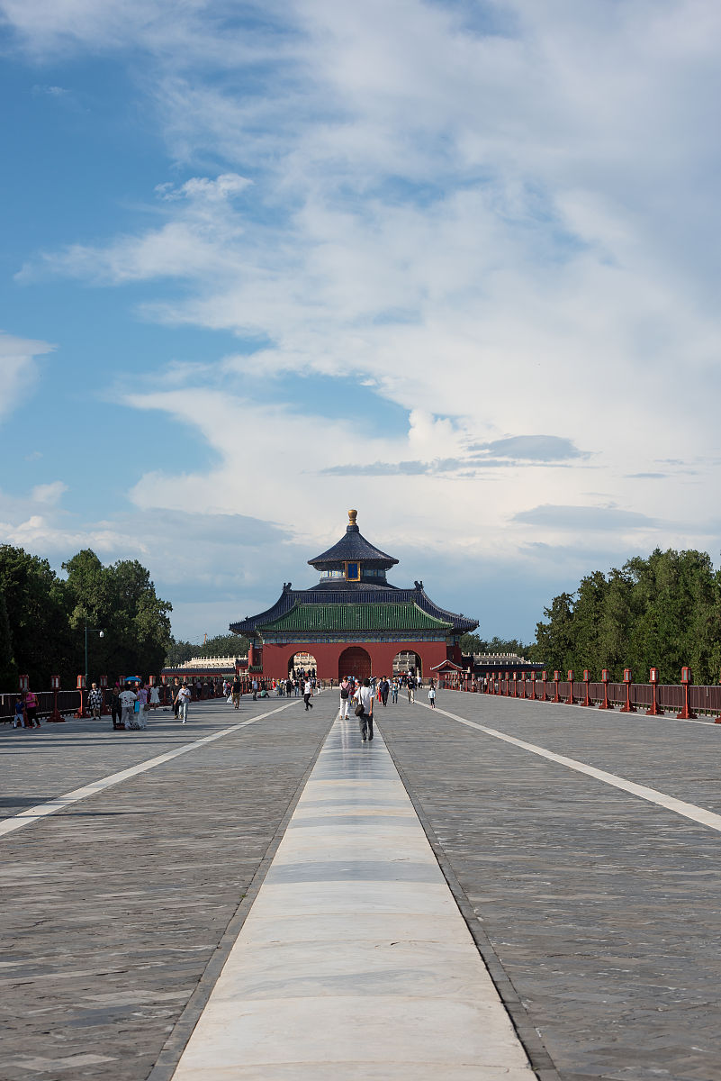 2020年9月3日,经过几天的雨水,北京正式进入了秋高气爽的秋天,天坛建