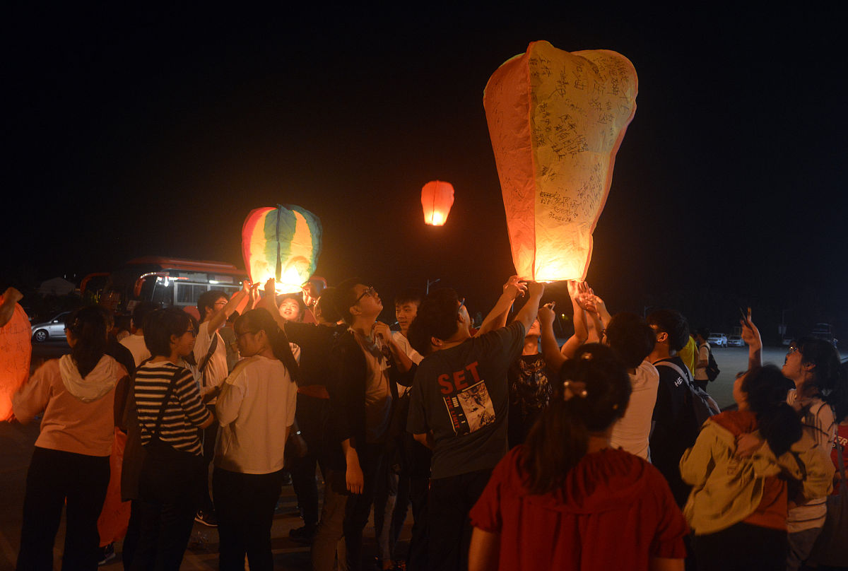 请600字博客文章主题是：孔明灯怎么放