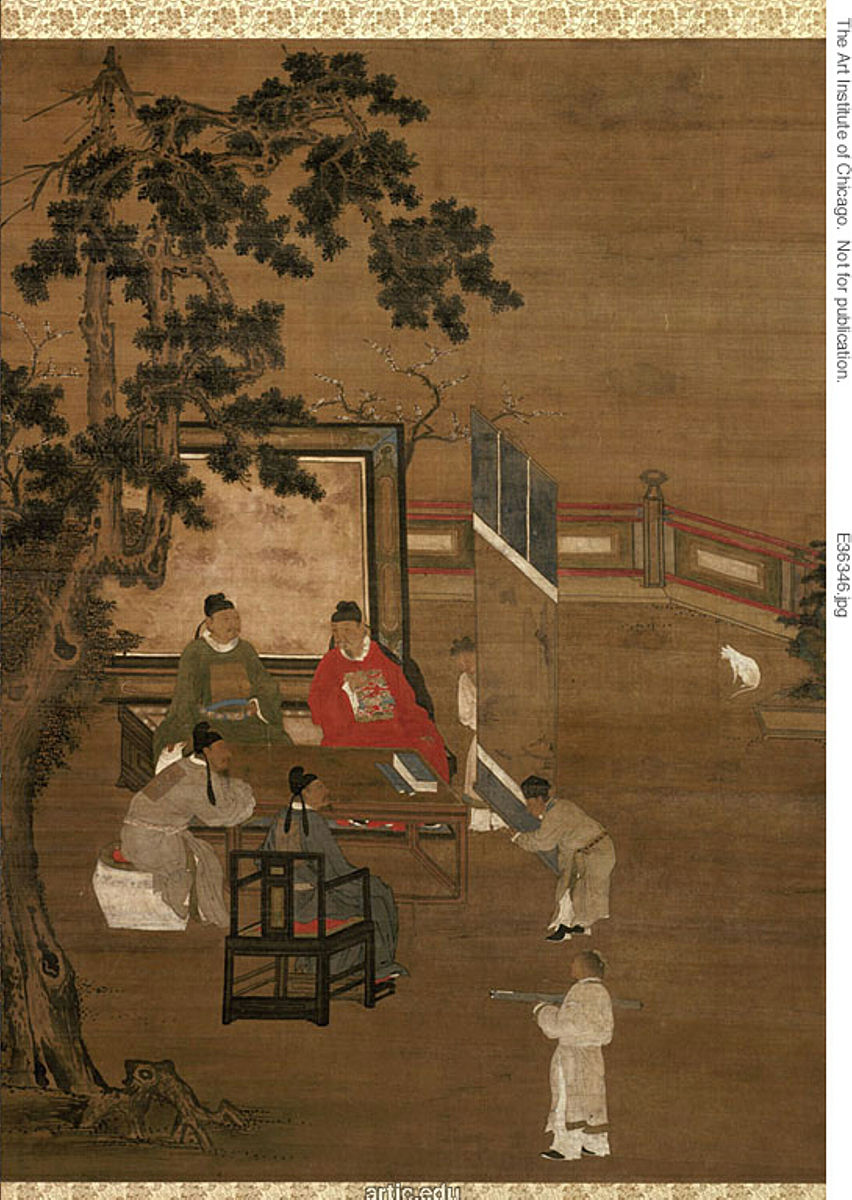 painting, from the set "the four accomplishments", ming dynasty 