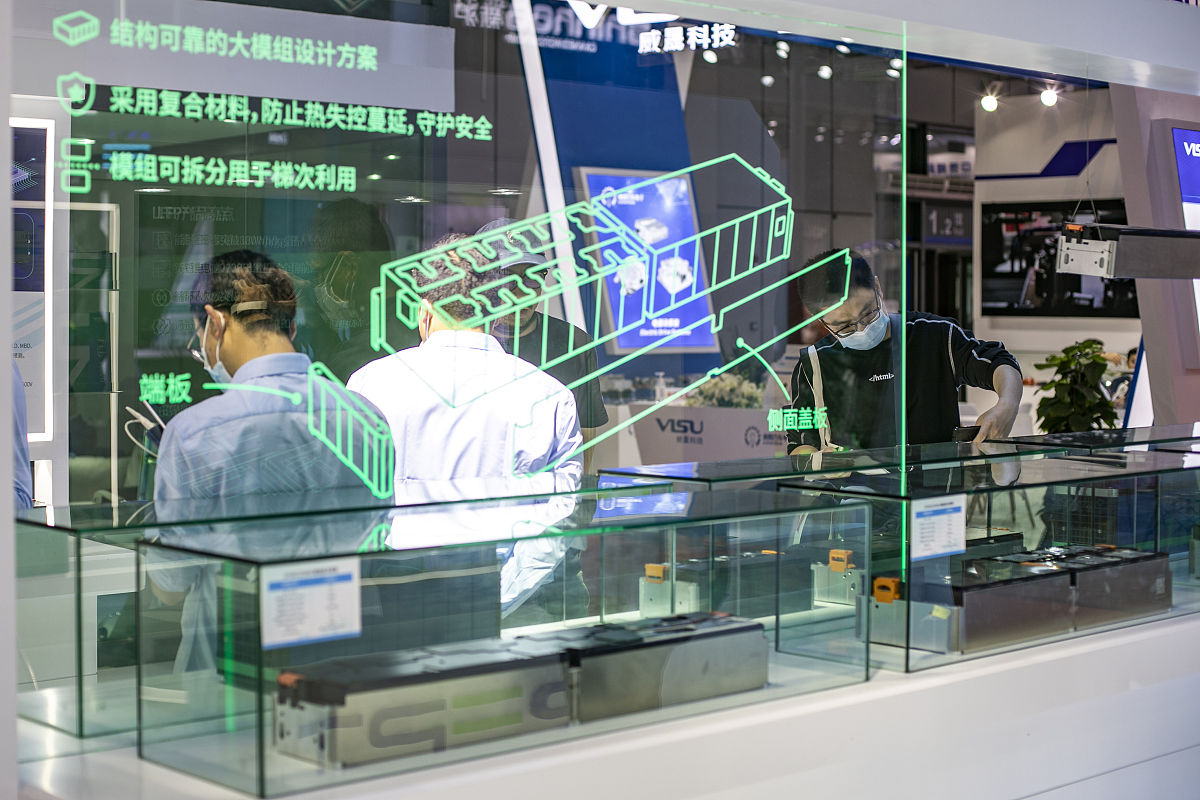 2021年4月19日,2021上海车展,瑞浦能源,新能源汽车电池,标准c箱电池包