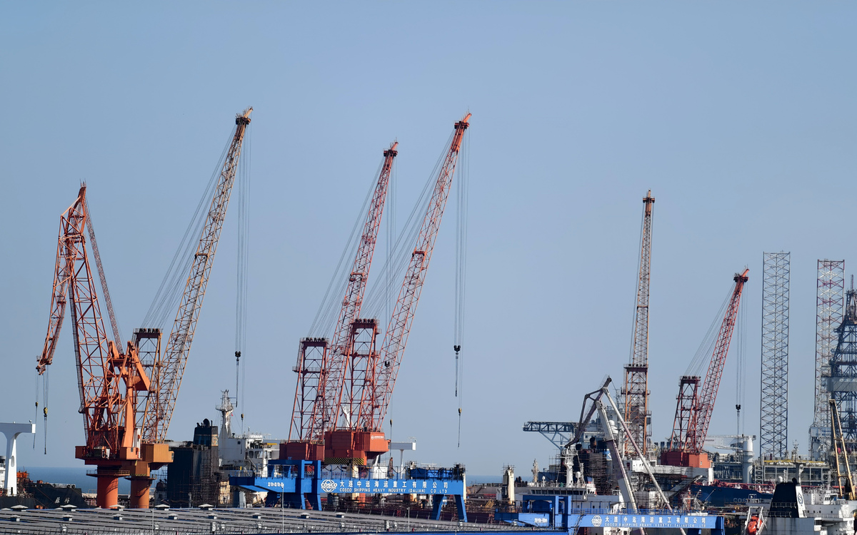 中国的造船工业与美国相比如何？