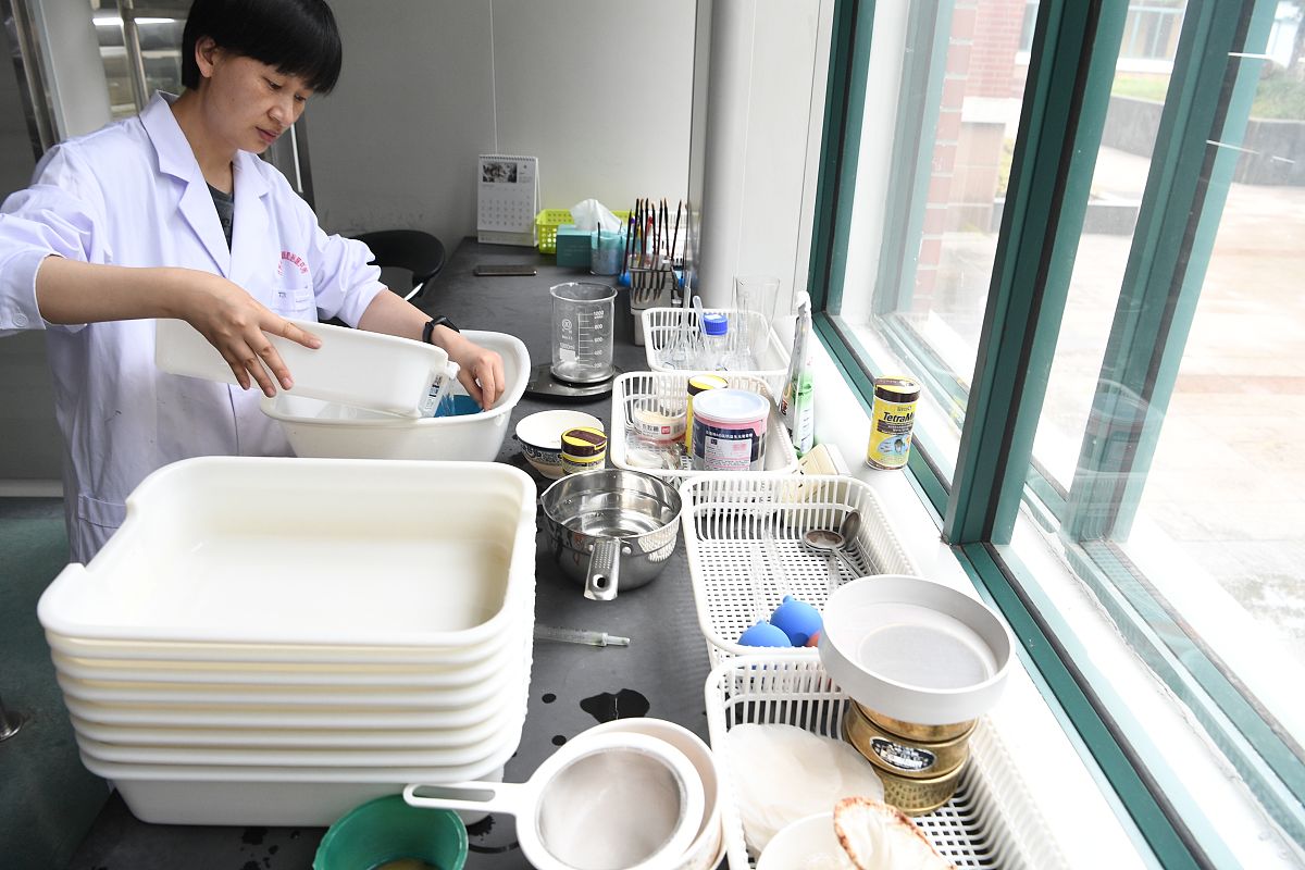 请修正the factory has a dedicated storage room for waste white clay and each time it is taken out it will be measured