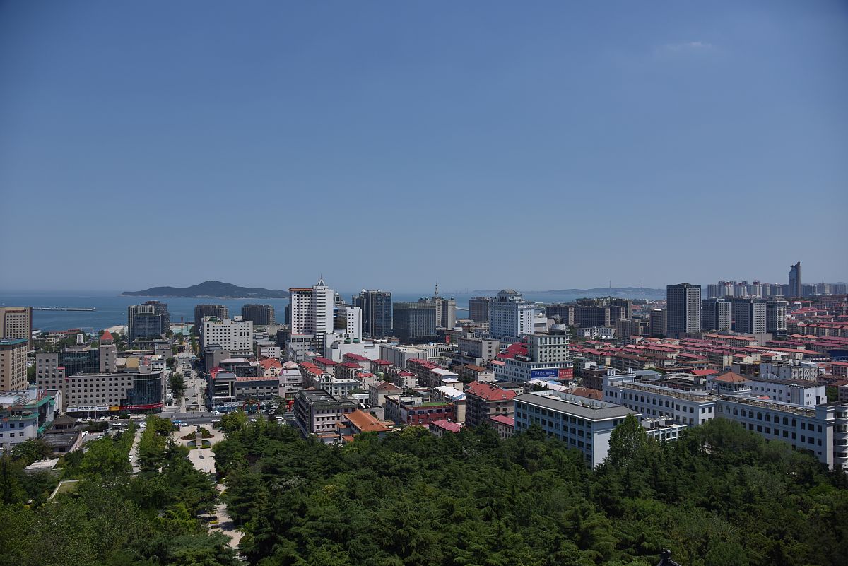 2014年1月3日,山东威海,环翠区城市风光.