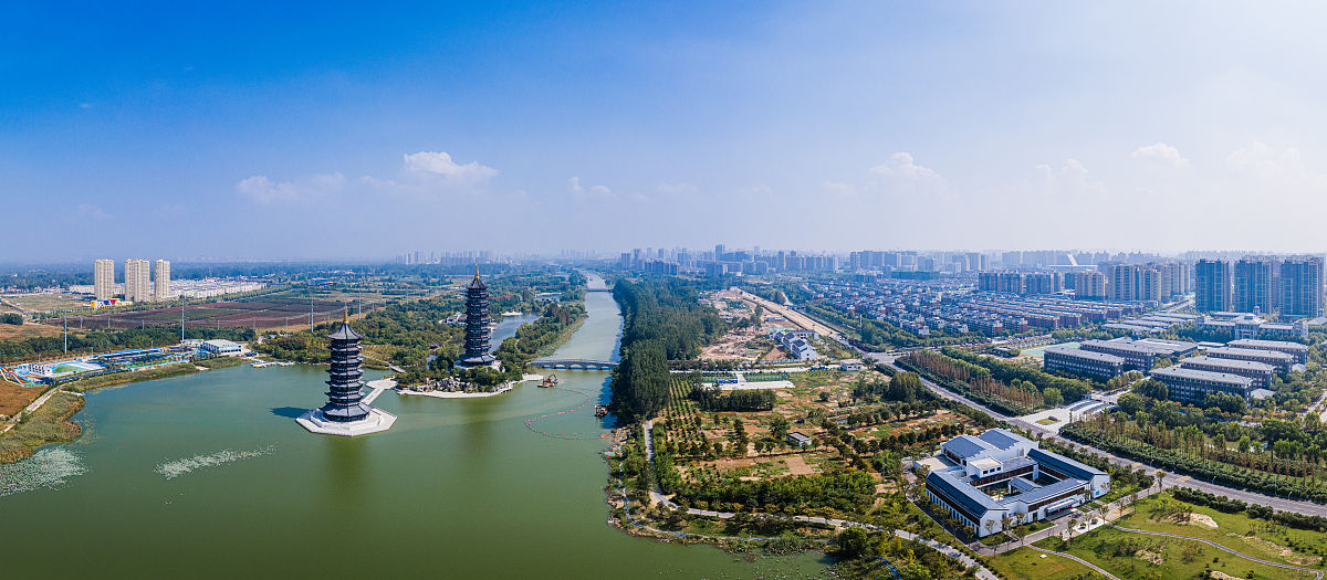 2019年10月3日,实拍江苏省宿迁市印象黄河景区风景.