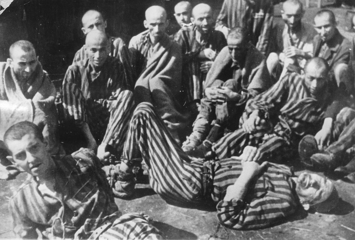 prisoners in the concentration camp terezin (theresienstadt) aft