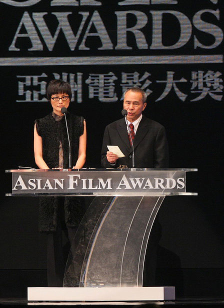 2009年3月23日讯,香港,第3届亚洲电影大奖颁奖礼当日举行.侯孝贤和彭
