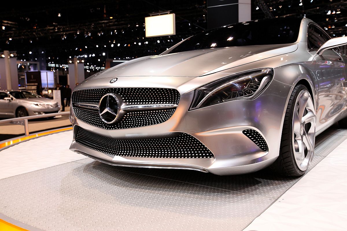 chicago - february 08:  2013 mercedes style coupe concept car, a