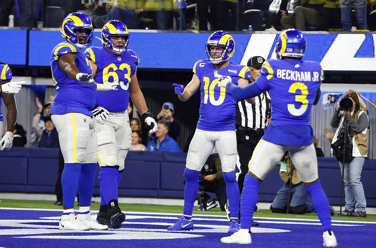 inglewood, california - december 21:  cooper kupp #10 of the los