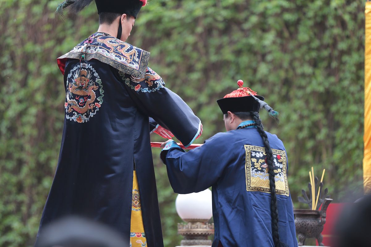 2015年04月19日,北京古代建筑博物馆举行"先农坛敬农文化节"活动,再现