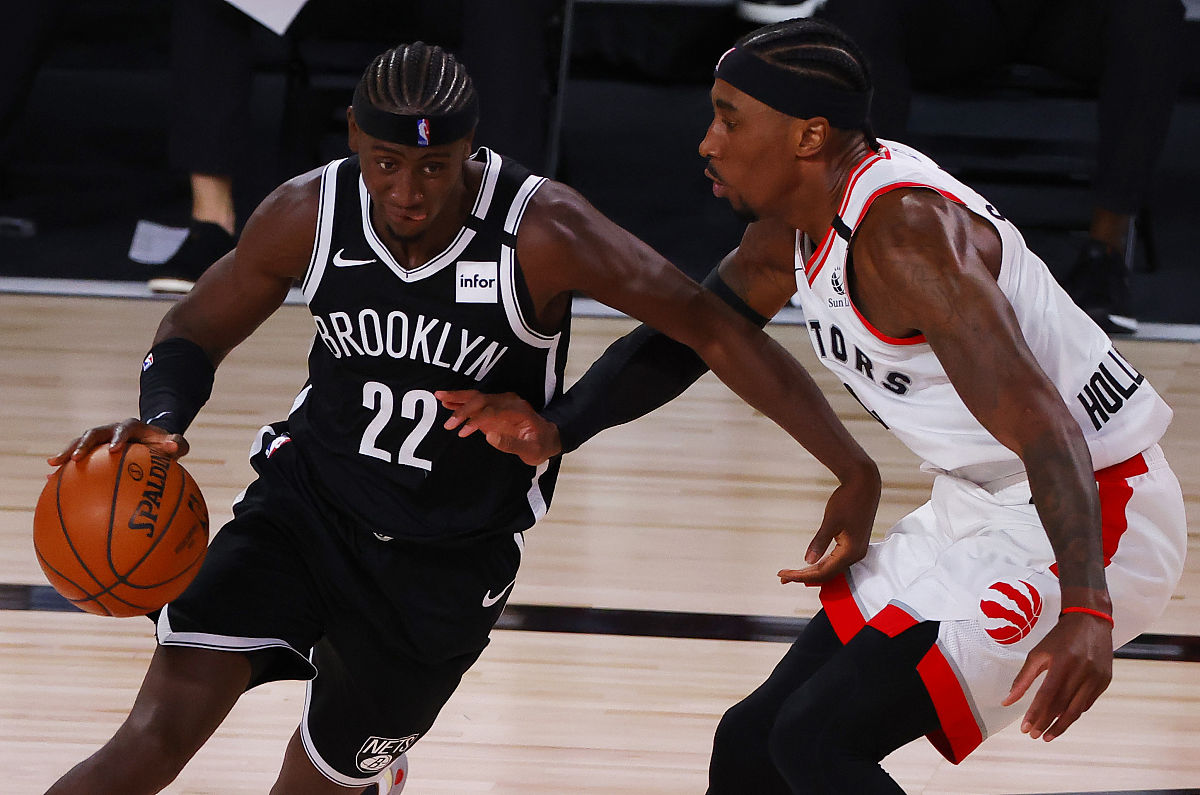 2020年8月17日,美国,19/20nba季后赛首轮g1,布鲁克林篮网110-134多伦