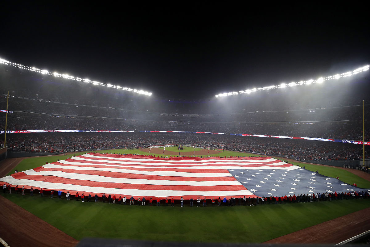 2021年10月29日,美国,2021mlb世界大赛第3场,休斯顿太空人vs亚特兰大