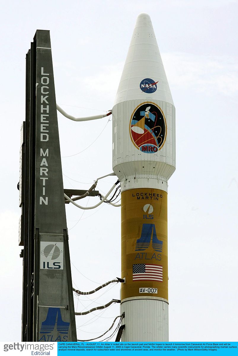 2005年8月11日,美国卡内维尔角,美国宇航局(nasa)再度将无人"火星勘测