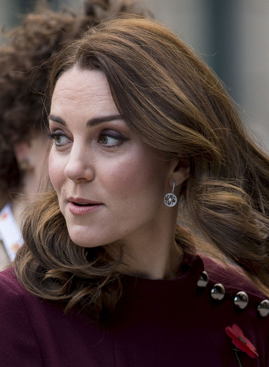 当地时间2017年11月8日,英国伦敦,凯特王妃(duchess of cambridge)作