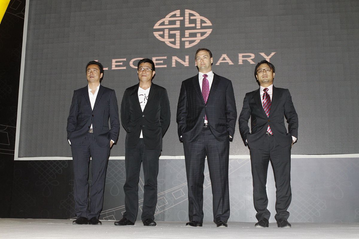 2011年6月9日,北京,华谊兄弟联手传奇东方制作世界级英文电影 .传奇娱