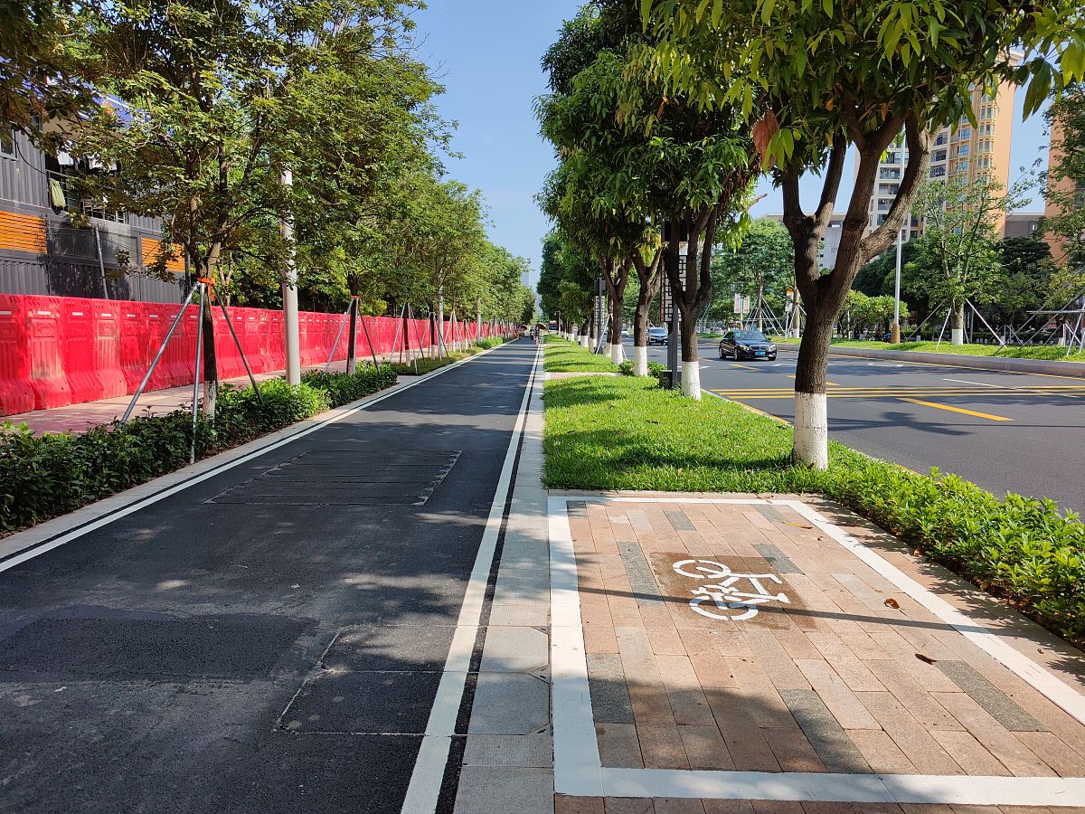 设置步行道，提倡绿色出行，人车分流 - 为行人打造安全舒适的出行环境