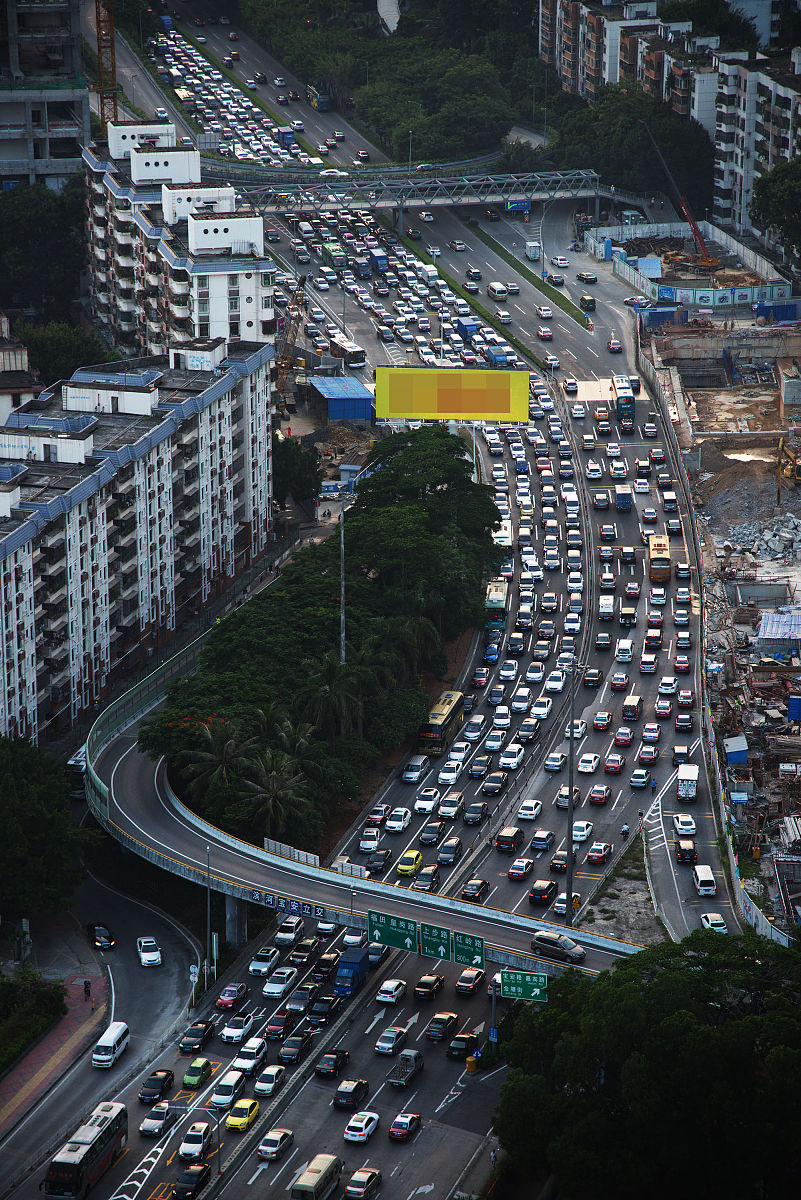 深圳哪里堵车