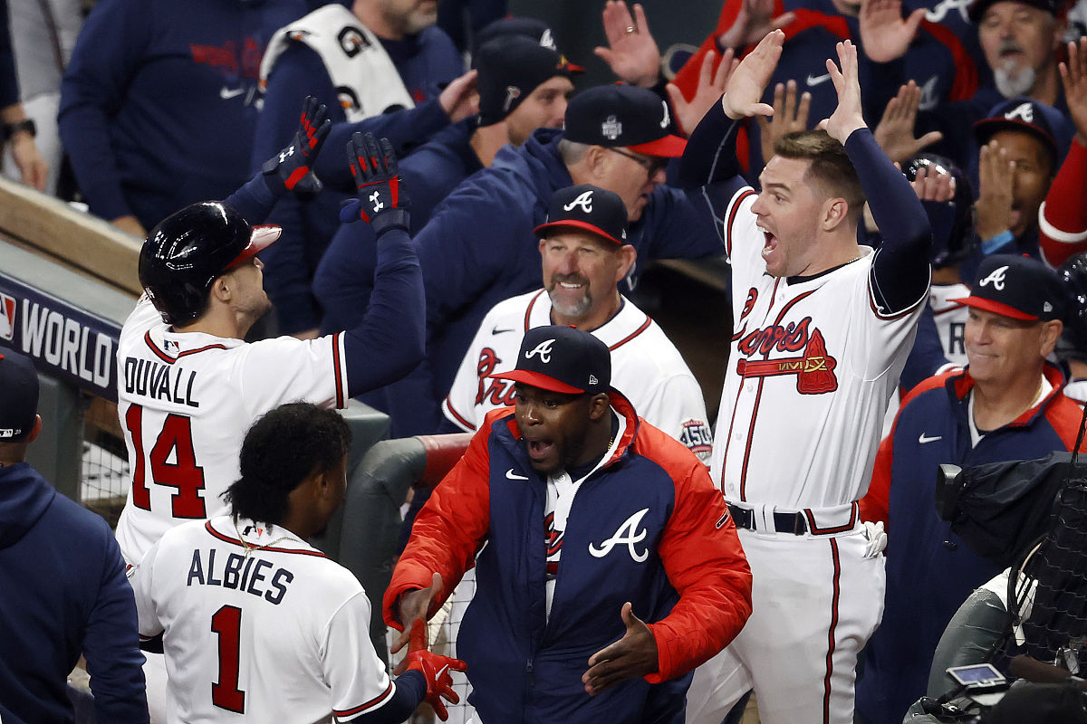 2021年10月31日,美国,2021mlb世界大赛g5,亚特兰大勇士vs休斯顿太空人