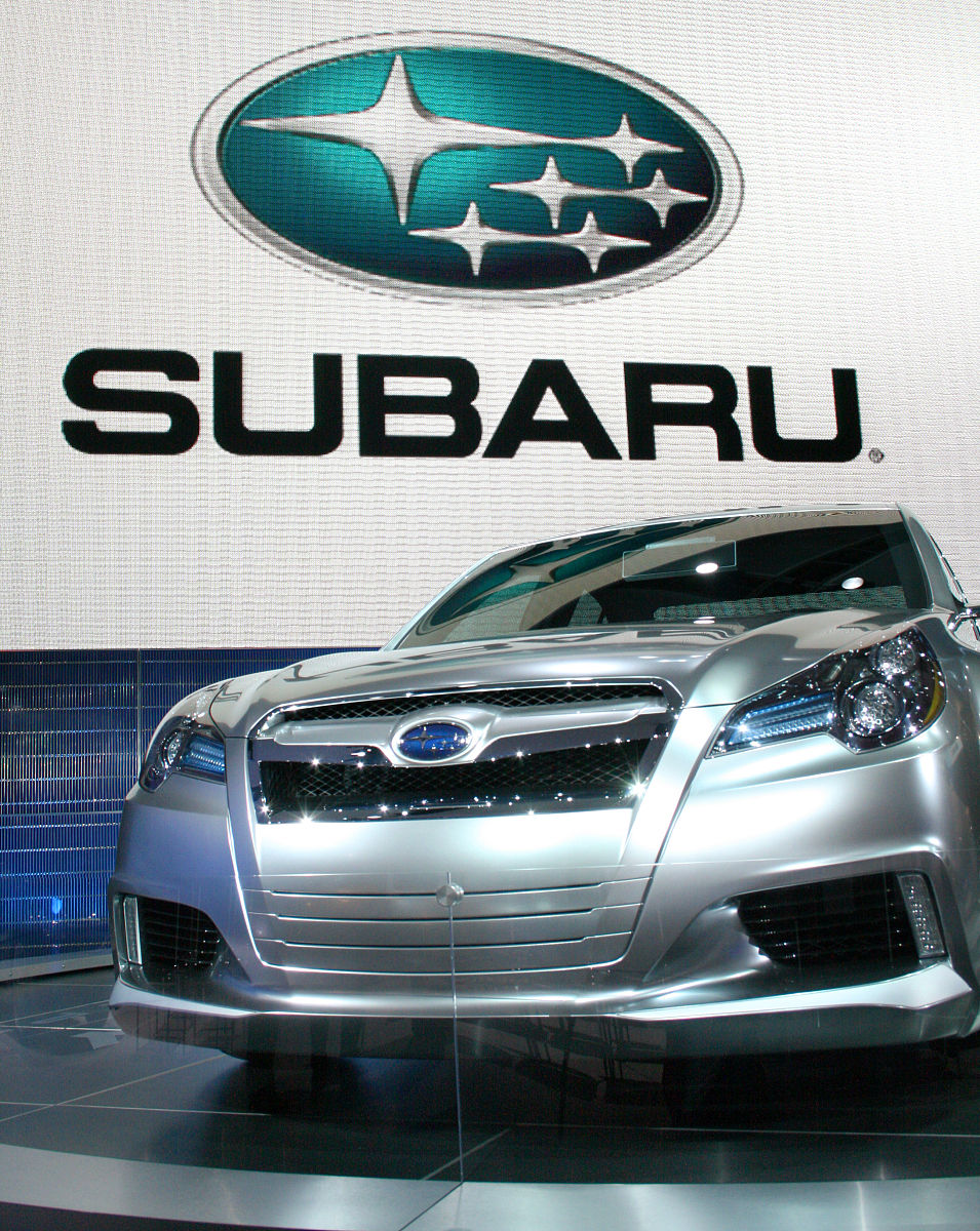 2009年1月11日,美国底特律,2009北美国际车展.斯巴鲁the subaru legac