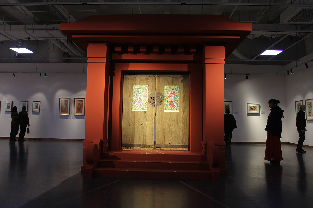 2018年1月21日,《大过新年——中国民间年画贺岁展》在武汉天地壹方购