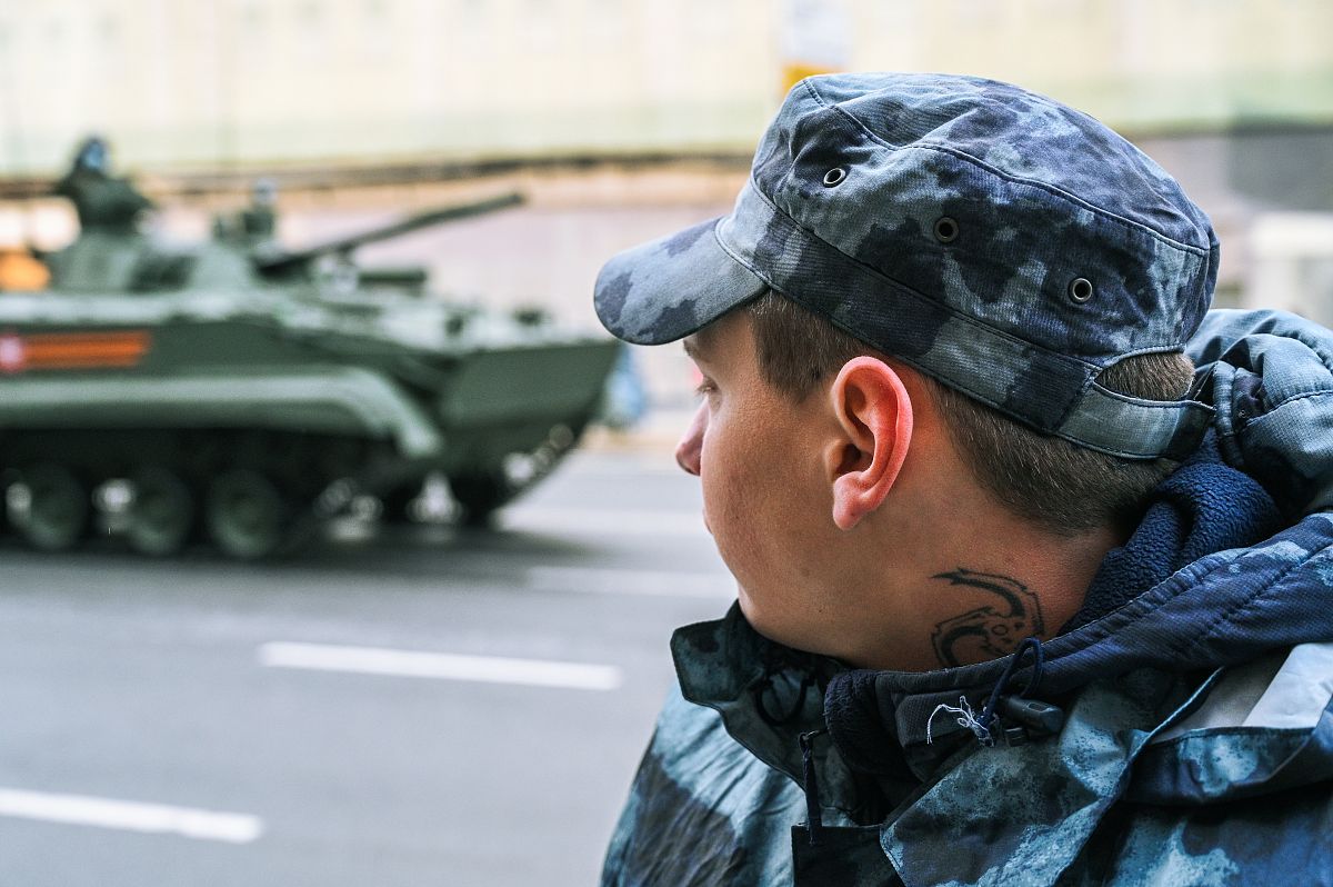 当地时间2021年5月4日,俄罗斯纪念卫国战争胜利76周年红场阅兵举行了