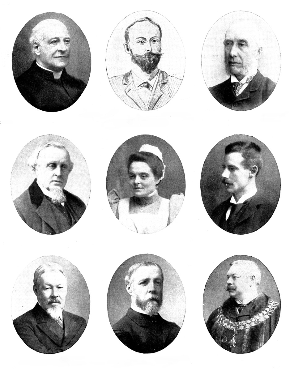 1898年,英国伦敦,图为多幅人物肖像.包括英国兰开夏郡