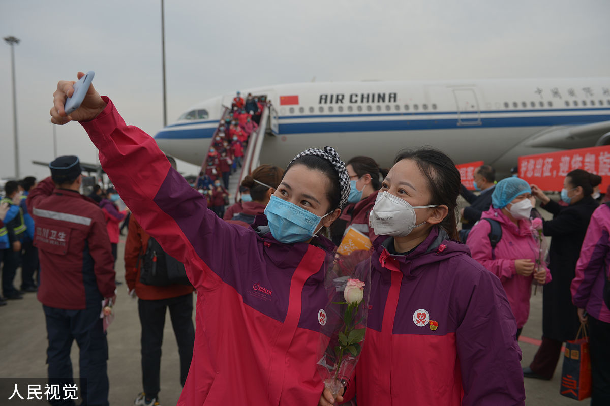 (如需下载使用,请务必署名:红星新闻 王勤/人民视觉)2020年3月17日,第