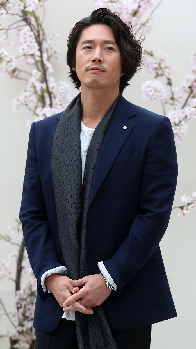 2014年4月12日,韩国首尔,韩国男星吴智昊在首尔新罗酒店举办婚礼. 张