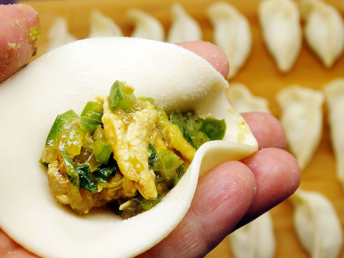 做九菜馅合子什么和面，