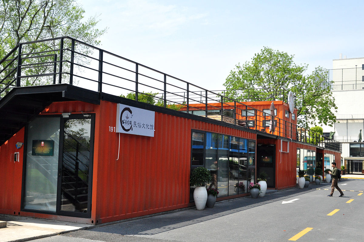 济南创高集装箱咖啡店：独特户外景观，售卖温柔好喝的味道