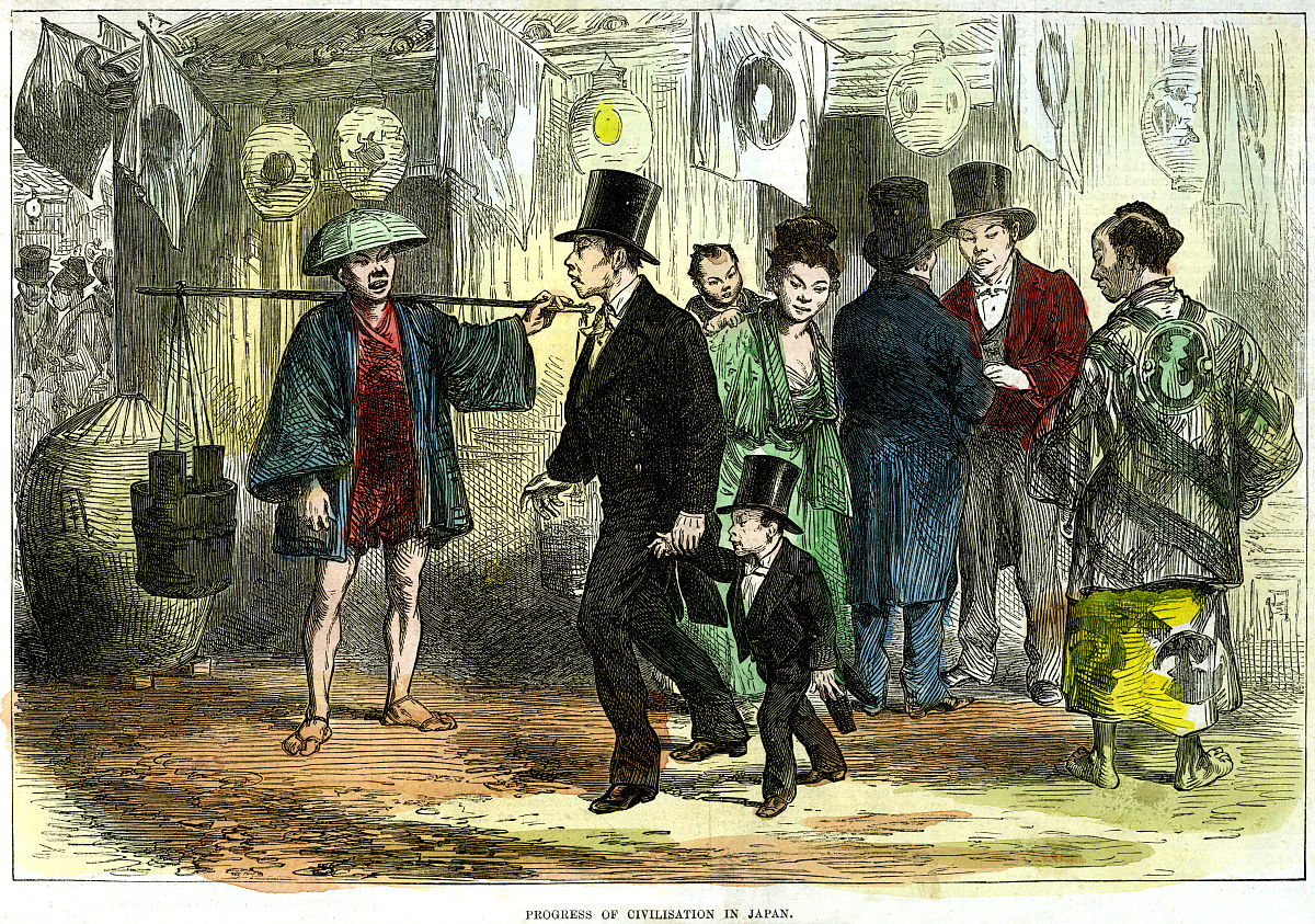 explain the history of xenophobia in japan