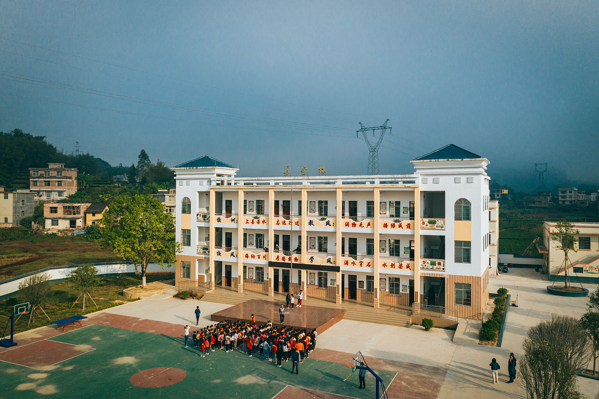 2019年11月11日,广西昭平,江口小学.