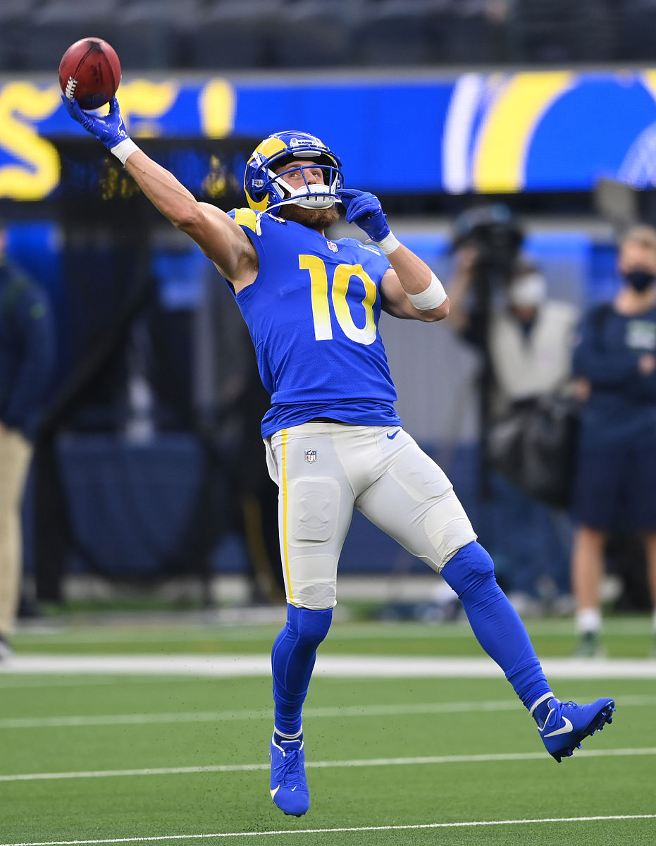 inglewood, ca - december 21: cooper kupp #10 of the los angeles 