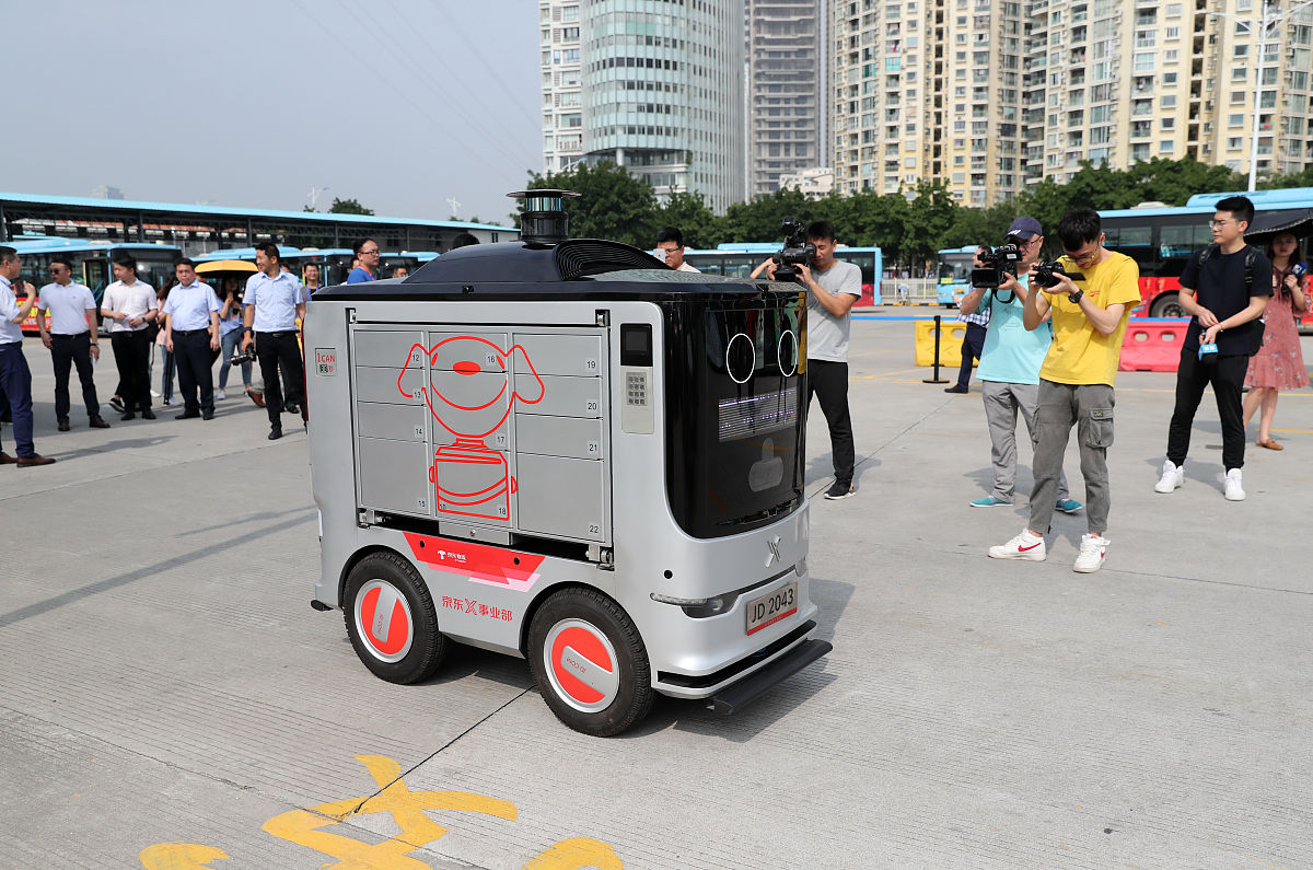 校园智能无人快递车结构设计