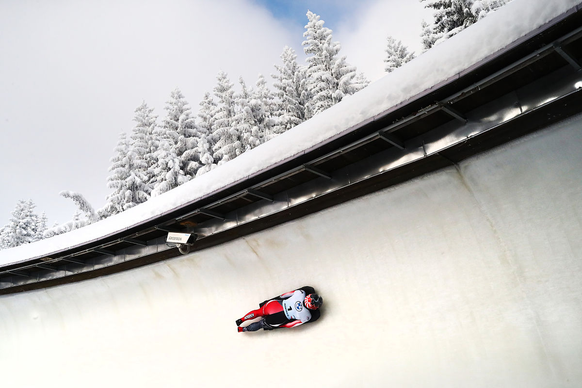 2021年2月12日,德国,2021雪橇雪车世界锦标赛女子俯式冰橇赛况.altenb